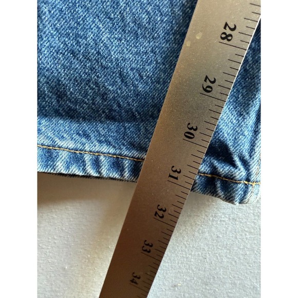 Vintage Levi's 540 Relaxed Fit Orange Tab Denim Jeans 44x32 Blue‎ Jeans 90s - Picture 7 of 8